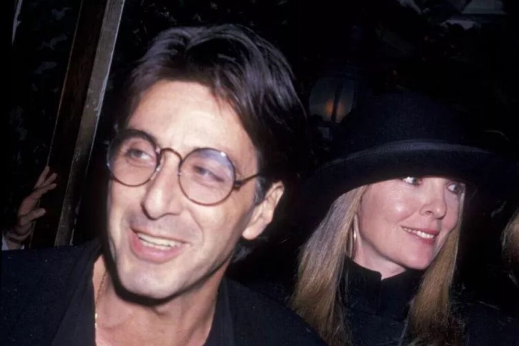 Diane Keaton e Al Pacino ai tempi delle riprese de Il Padrino
