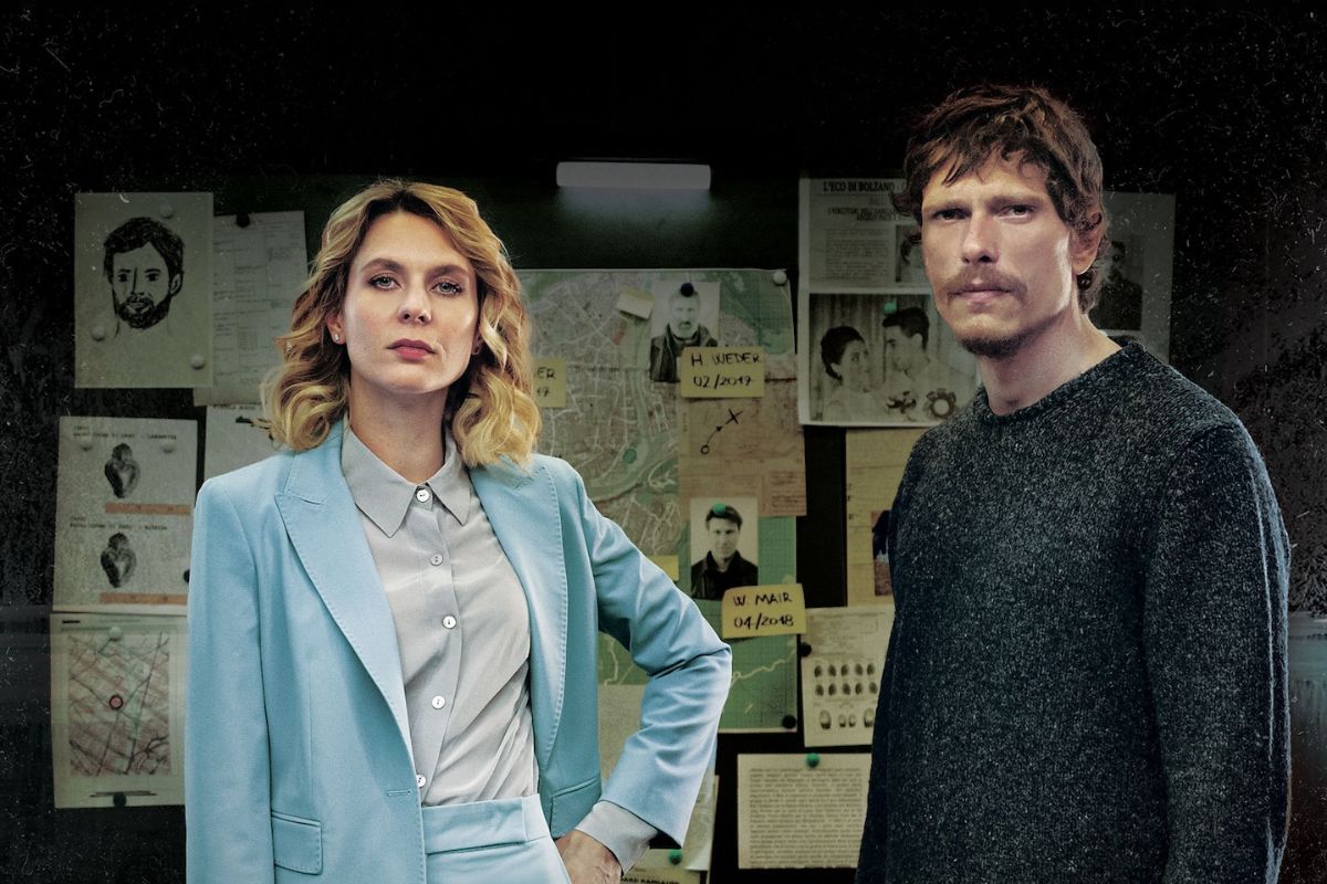 Un'immagine promozionale della fiction Rai "Brennero"