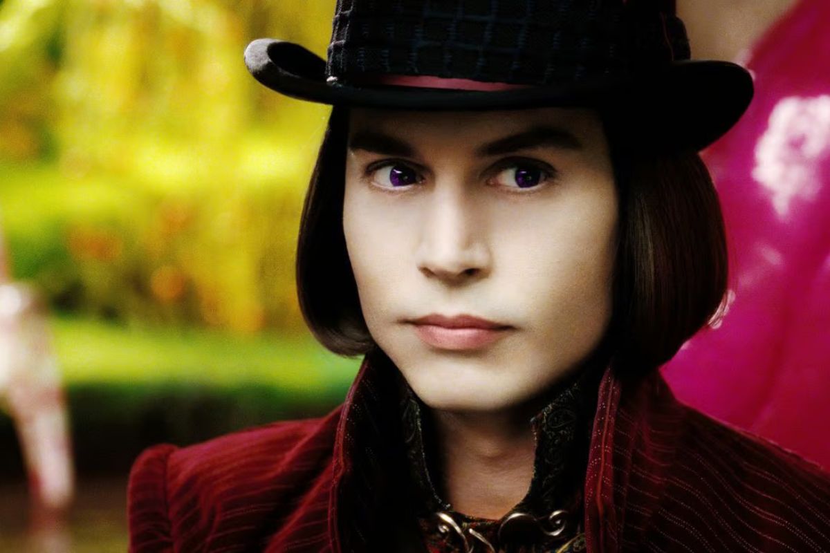 Johhny Deep in Charlie and The Chocolate Factory